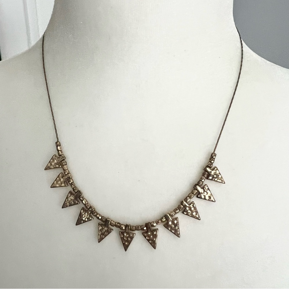 🍭6/$30 Express Gold Triangle Pendant Necklace